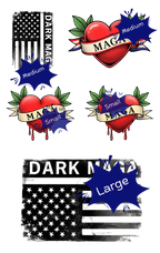 Patriotic Tattoo Collection - Temporary Tattoos - 20+ Skin Safe Tattoos - My Maga Swag