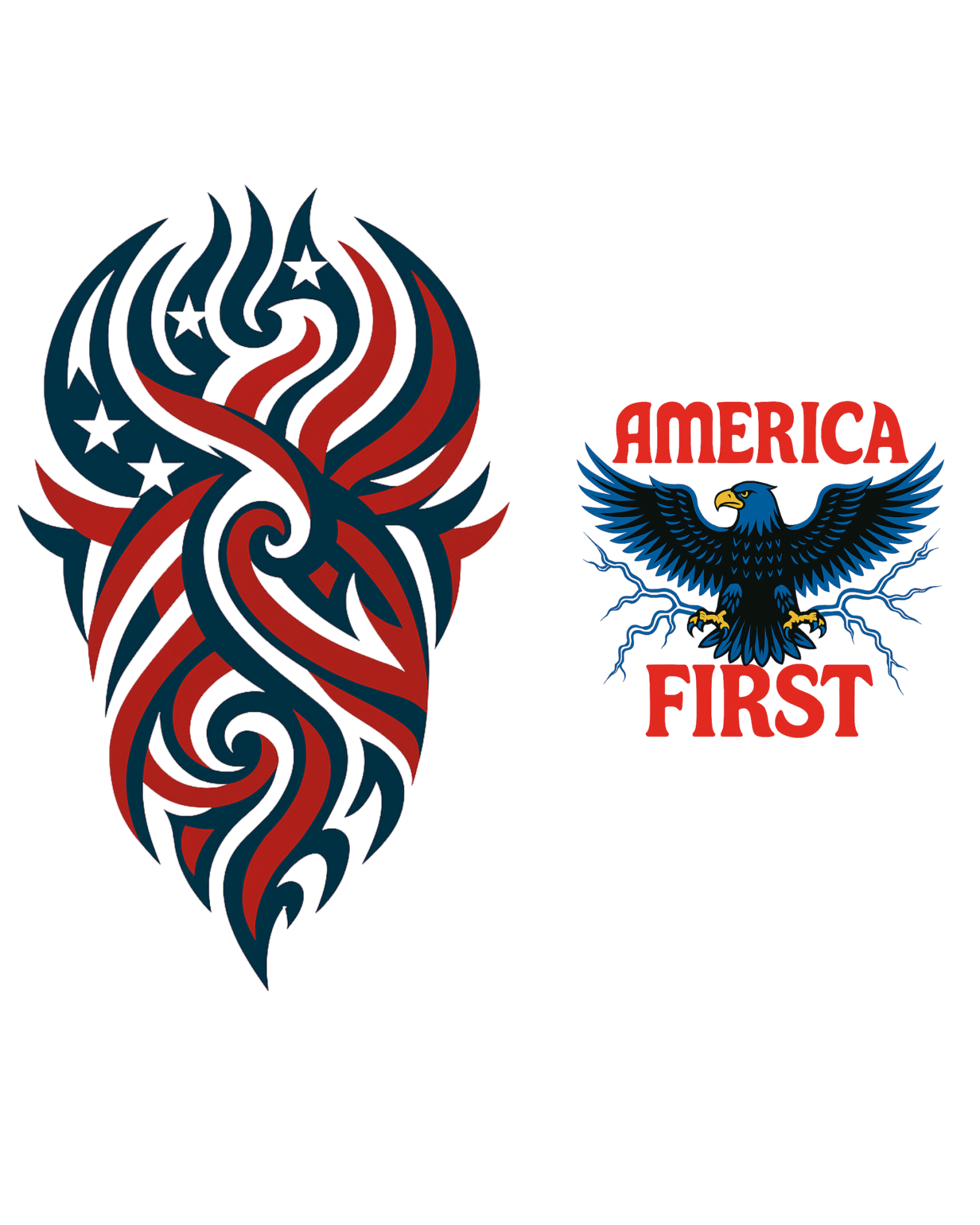 Patriotic Tattoo Collection - Temporary Tattoos - 20+ Skin Safe Tattoos - My Maga Swag