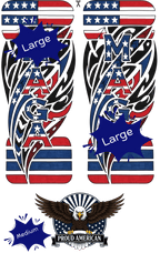 Patriotic Tattoo Collection - Temporary Tattoos - 20+ Skin Safe Tattoos - My Maga Swag