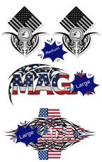 Patriotic Tattoo Collection - Temporary Tattoos - 20+ Skin Safe Tattoos - My Maga Swag