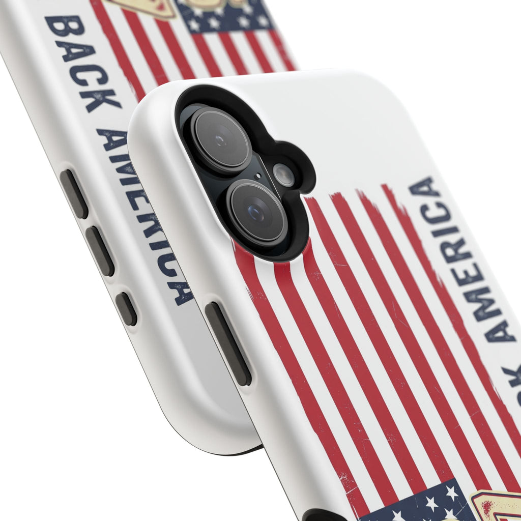 Patriotic Trump Phone Case - America First "Taking Back America" Design - My Maga Swag