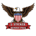 Sticker 5 Pack 3in x 3in - My Maga Swag