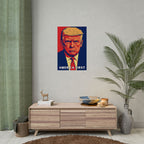 Trump America First Poster - America First Political Art Print - Trump Campaign Memorabilia - Vintage Style Wall Art - My Maga Swag