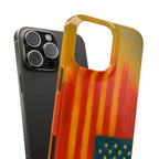 "United We Stand" Design American First Slim Phone Case Vintage Design - My Maga Swag