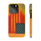 "United We Stand" Design American First Slim Phone Case Vintage Design - My Maga Swag