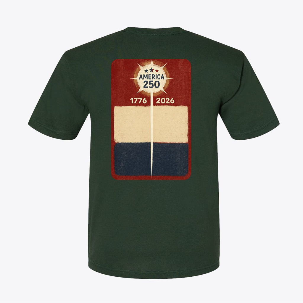 USA 250 Commemorative Tee 100% American Made USA 250 Anniversary Tee – 1776 - 2026 Commemorative – Union Sewn - My Maga Swag