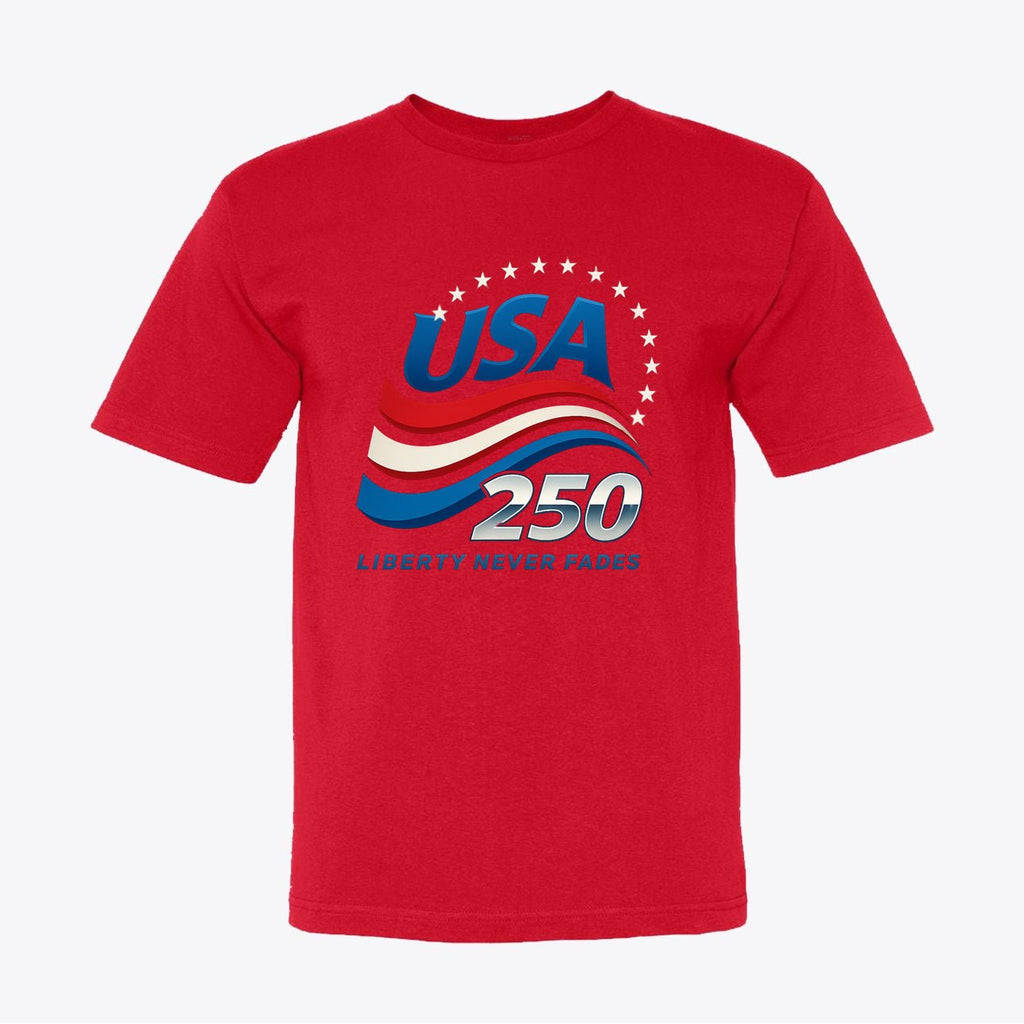 USA 250 "Liberty Never Fades" Shirt - Semiquincentennial Apparel - My Maga Swag