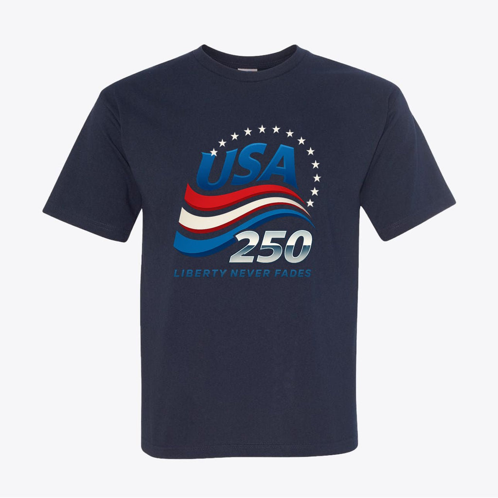 USA 250 "Liberty Never Fades" Shirt - Semiquincentennial Apparel - My Maga Swag