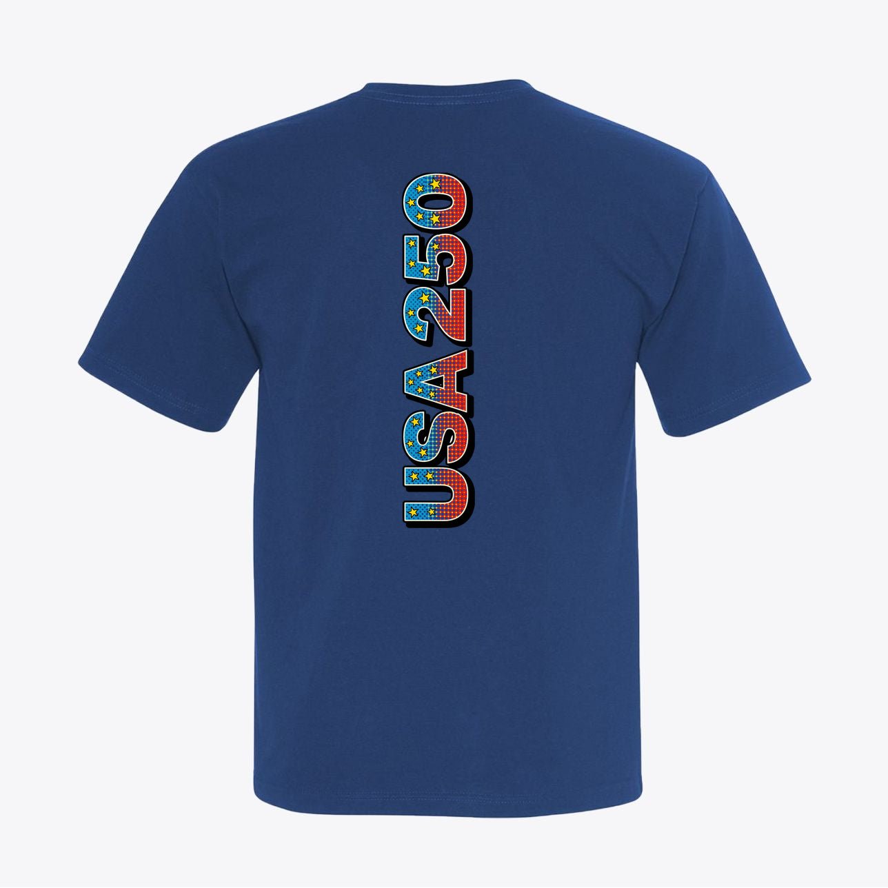 USA 250 Pop - Art Tee – Retro Anniversary Graphic T-Shirt - My Maga Swag
