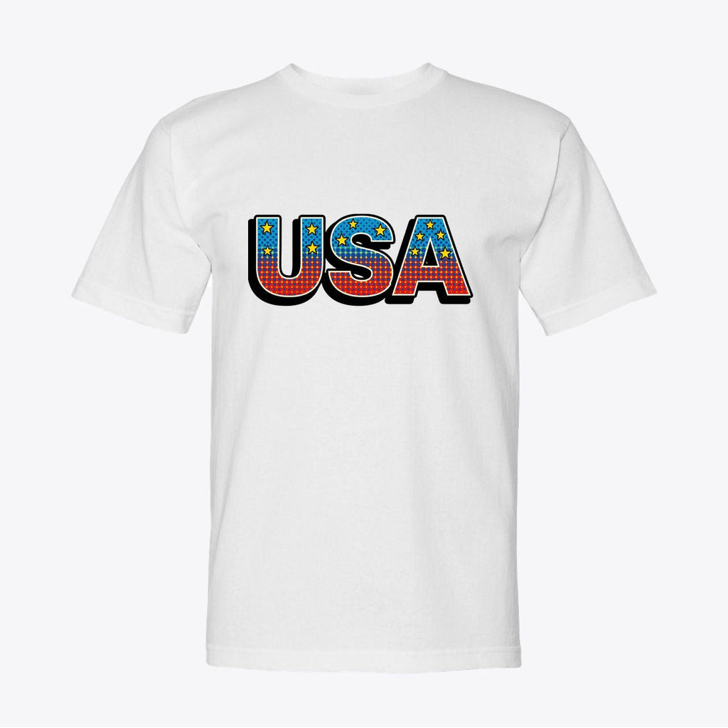 USA 250 Pop - Art Tee – Retro Anniversary Graphic T-Shirt - My Maga Swag