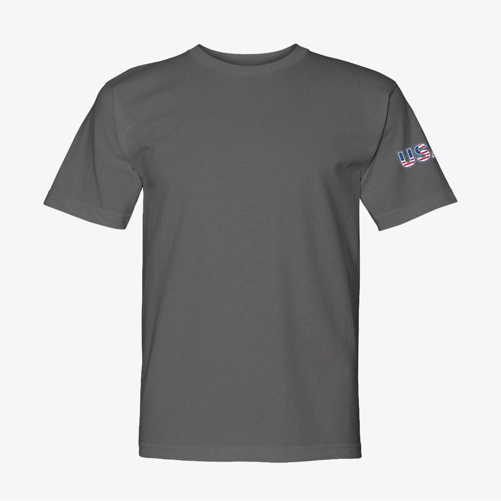 USA 250 Semiquincentennial Patriotic Tee – 100% Made in USA – Back Print Graphic - Unisex - My Maga Swag