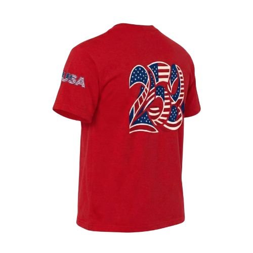 USA 250 Semiquincentennial Patriotic Tee – 100% Made in USA – Back Print Graphic - Unisex - My Maga Swag