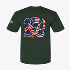 USA 250 Semiquincentennial Patriotic Tee – 100% Made in USA – Back Print Graphic - Unisex - My Maga Swag