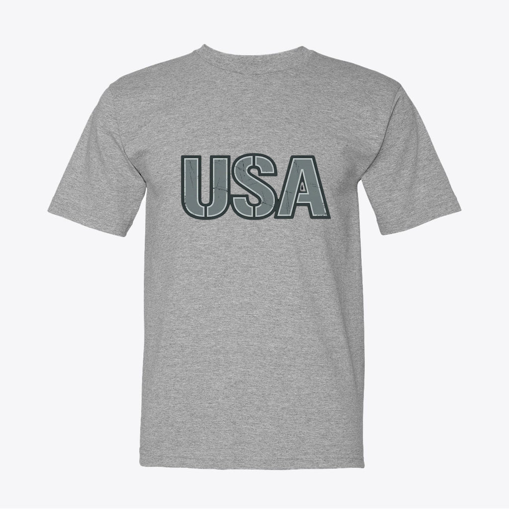 USA 250 Tactical Industrial T-Shirt - Military Stencil Graphic USA Tee - My Maga Swag