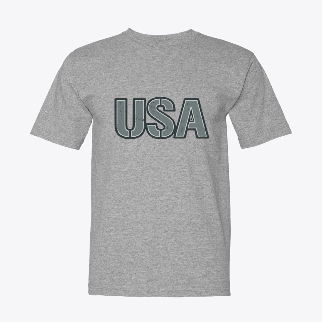USA 250 Tactical Industrial T-Shirt - Military Stencil Graphic USA Tee - My Maga Swag