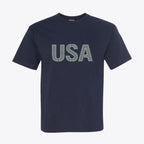 USA 250 Tactical Industrial T-Shirt - Military Stencil Graphic USA Tee - My Maga Swag