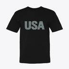 USA 250 Tactical Industrial T-Shirt - Military Stencil Graphic USA Tee - My Maga Swag