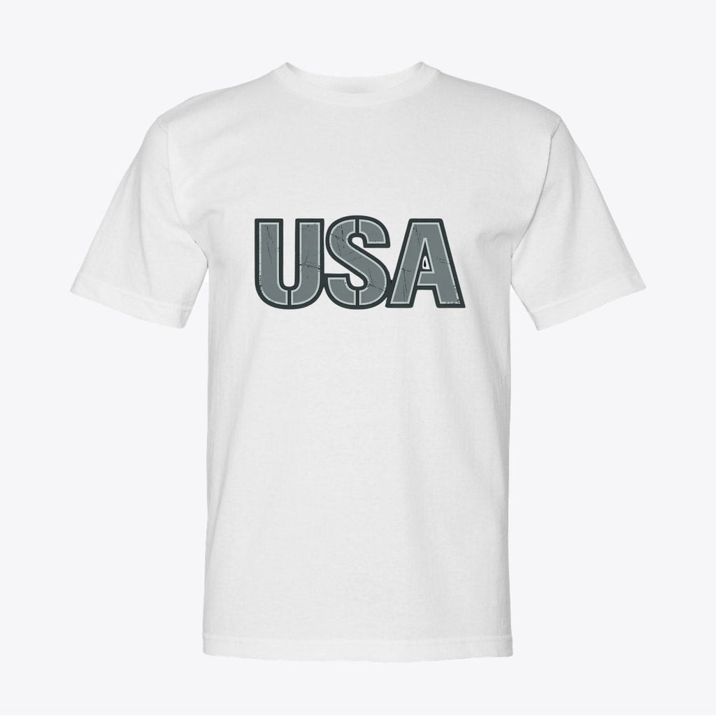 USA 250 Tactical Industrial T-Shirt - Military Stencil Graphic USA Tee - My Maga Swag