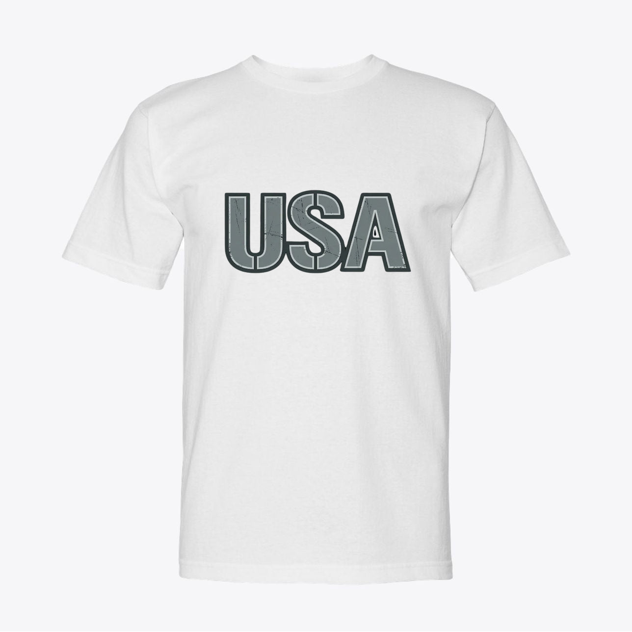 USA 250 Tactical Industrial T-Shirt - Military Stencil Graphic USA Tee - My Maga Swag