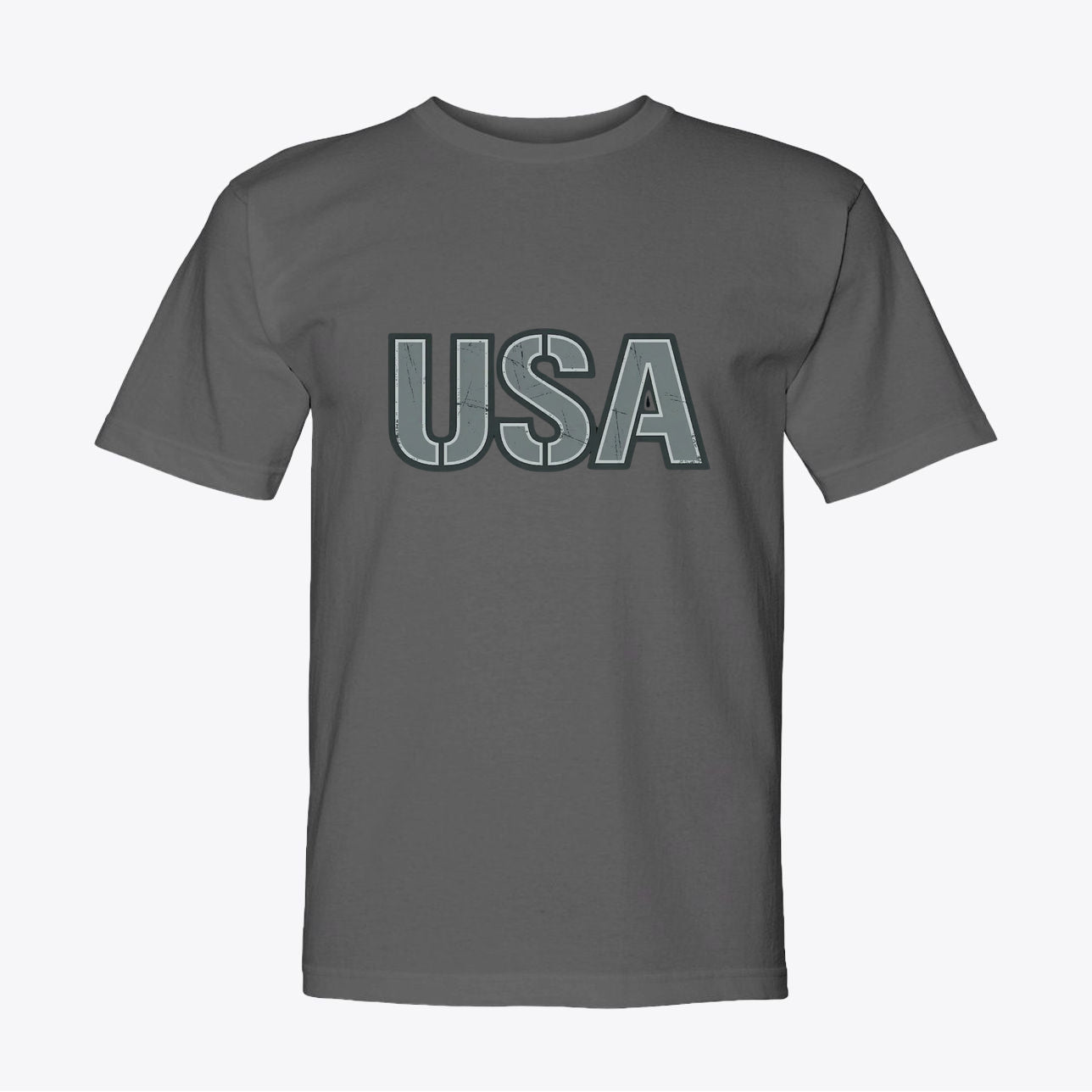 USA 250 Tactical Industrial T-Shirt - Military Stencil Graphic USA Tee - My Maga Swag
