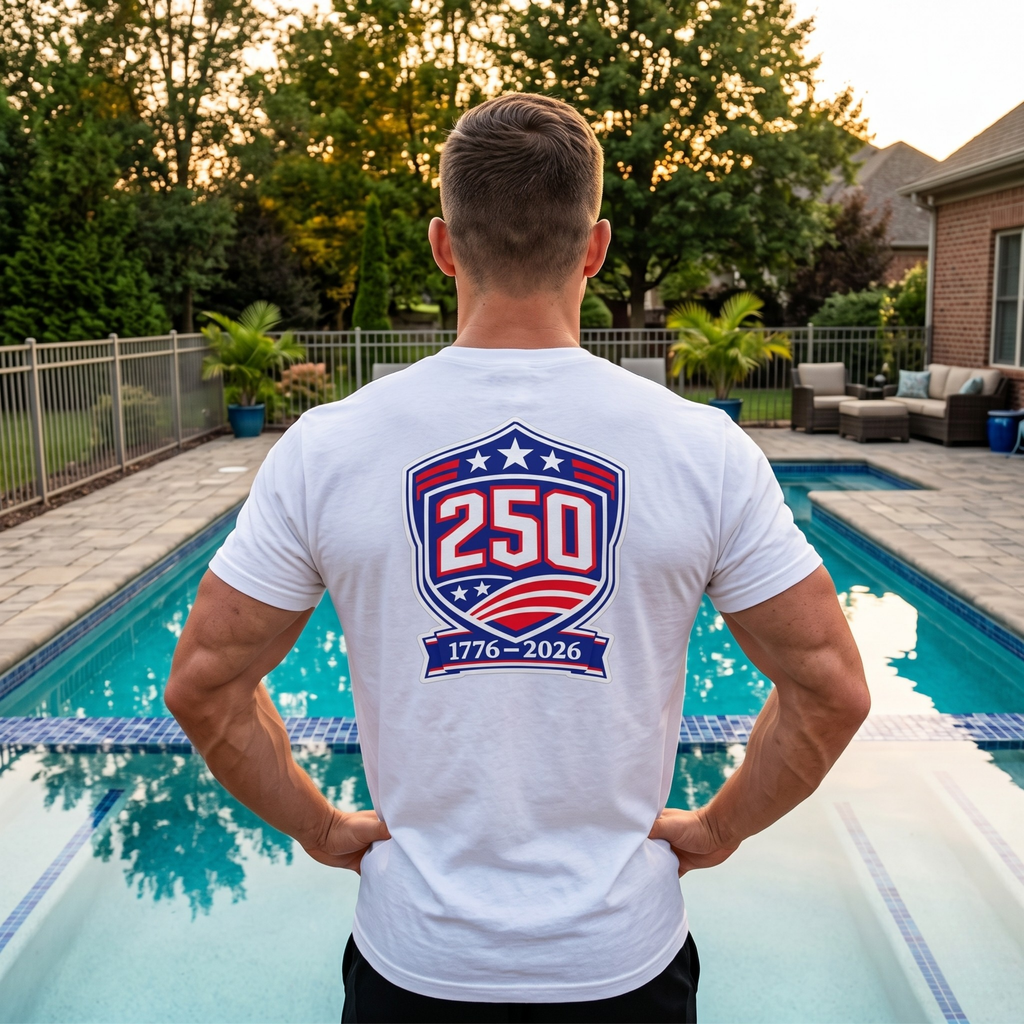 USA 250th Anniversary Semiquincentennial T-Shirt - 1776 - 2026 Patriotic Double - Sided Tee - My Maga Swag
