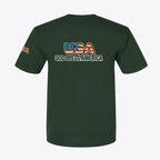 USA God Bless America Tee 100% American Made God Bless America Tee – Graphic Sleeve & Back – Union Sewn Unisex - My Maga Swag