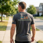 USA God Bless America Tee 100% American Made God Bless America Tee – Graphic Sleeve & Back – Union Sewn Unisex - My Maga Swag