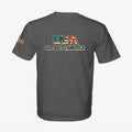 USA God Bless America Tee 100% American Made God Bless America Tee – Graphic Sleeve & Back – Union Sewn Unisex - My Maga Swag