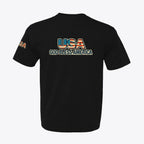 USA God Bless America Tee 100% American Made God Bless America Tee – Graphic Sleeve & Back – Union Sewn Unisex - My Maga Swag