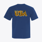USA Vintage Illustrated Back Print T-Shirt – 100% Made in USA – Unisex - My Maga Swag
