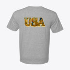 USA Vintage Illustrated Back Print T-Shirt – 100% Made in USA – Unisex - My Maga Swag